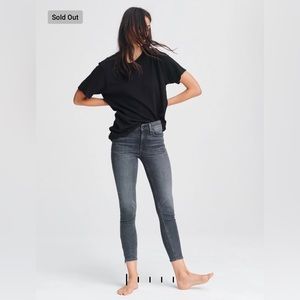 RAG & BONE Cate Mid-Rise Ankle Skinny with Side Zipper in “Abbey Road”